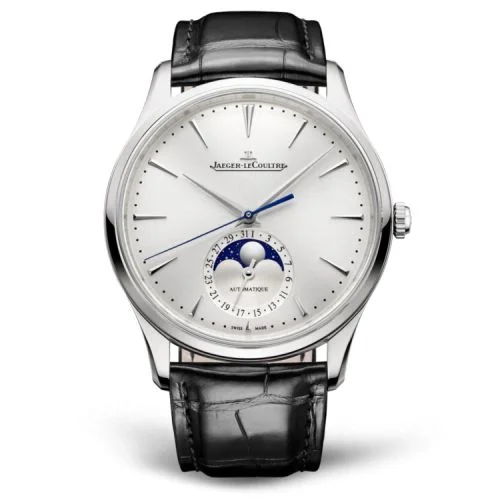 Master Ultra Thin Moon Stainless Steel / Silver / Alligator