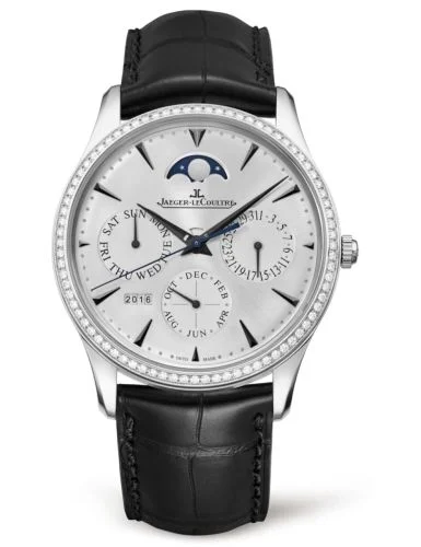 Master Ultra Thin Perpetual White Gold / Diamond / Silver / Alligator