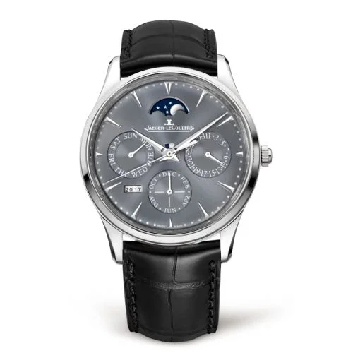 Master Ultra Thin Perpetual White Gold / Grey / Alligator