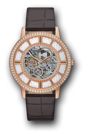 Master Ultra Thin Squelette Red Gold Diamond