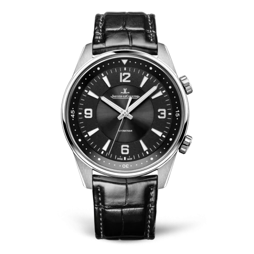 Polaris Automatic Stainless Steel / Black / Alligator