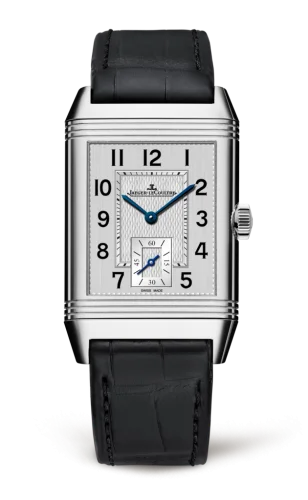 Reverso Classic Medium Small Seconds Stainless Steel / Silver / Alligator