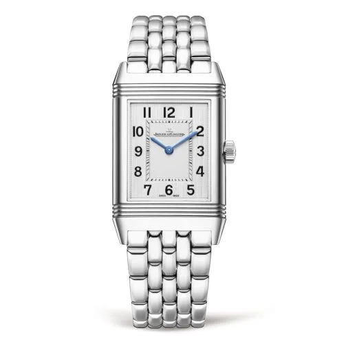 Reverso Classic Medium Thin Quartz Stainless Steel / Silver / Bracelet
