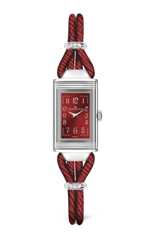 Reverso One Cordonnet Stainless Steel / Red