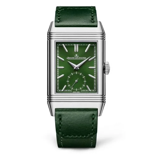Reverso Tribute Monoface Stainless Steel / Green