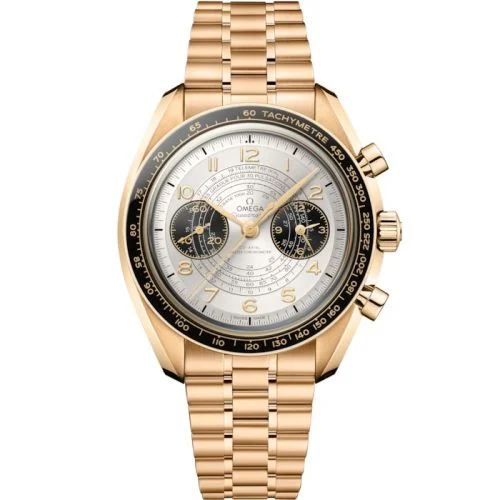 Speedmaster Chronoscope Master Chronometer Olympic Games Paris 2024 Moonshine Gold / Silver / Bracelet