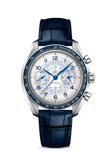 Speedmaster Chronoscope Master Chronometer Stainless Steel / Silver / Alligator
