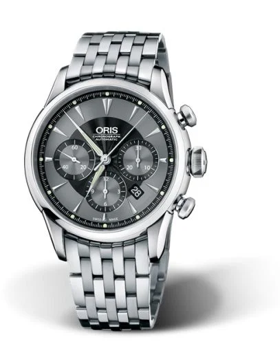 Artelier Chronograph 43.5 Stainless Steel / Black / Bracelet