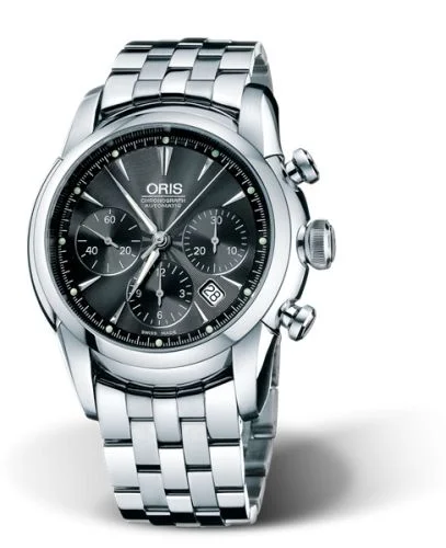 Artelier Chronograph 44.5 Stainless Steel / Black / Bracelet