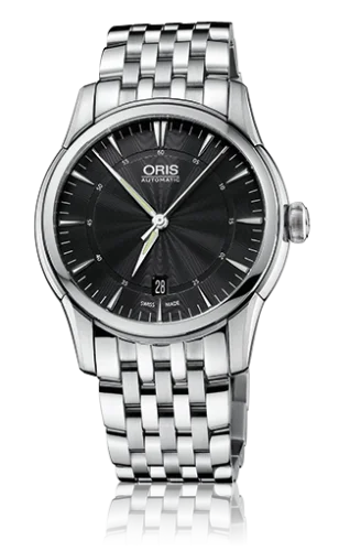 Artelier Date 40 Stainless Steel / Black / Bracelet