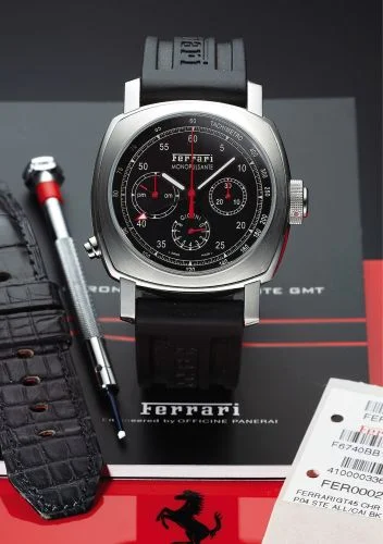 Ferrari Granturismo 8 Days Chrono Monopulsante GMT