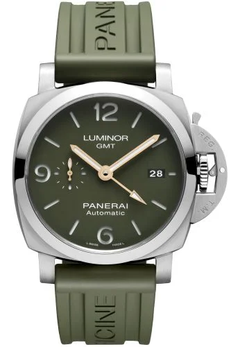 Luminor 1950 44 3 Days GMT Automatic Stainless Steel / Mahendra Singh Dhoni