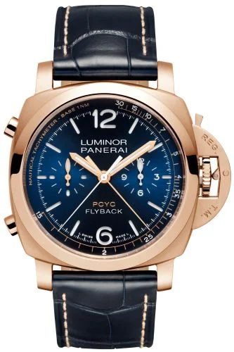 Luminor 1950 44 PCYC Chrono Flyback Automatic Red Gold / Blue