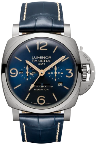 Luminor 1950 47 Equation Of Time 8 Days Titanium / Blue