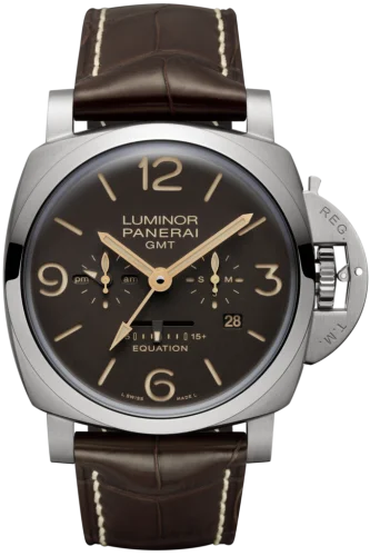 Luminor 1950 47 Equation Of Time 8 Days Titanium / Brown