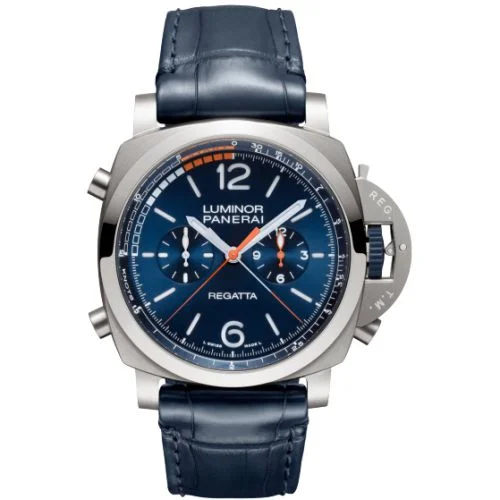 Luminor 1950 47 Regatta 3 Days Chrono Flyback Automatic Titanium / Blue Mare