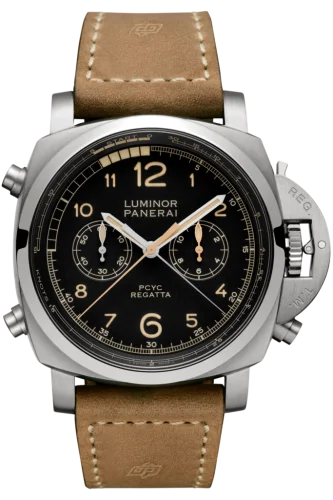 Luminor 1950 47 Regatta PCYC 3 Days Chrono Flyback Automatic Titanium / Black