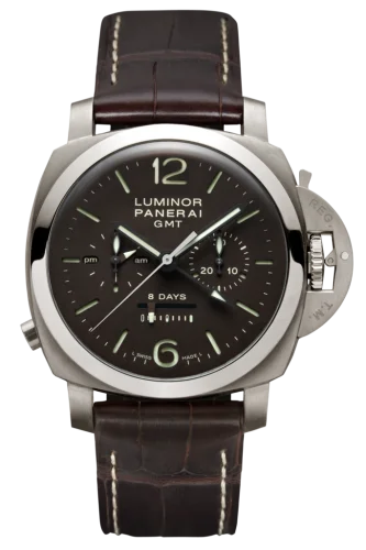 Luminor 1950 Chrono Monopulsante 8 Days GMT Titanio