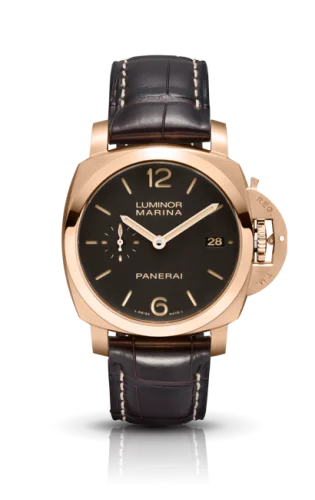Luminor 1950 Marina 42 3 Days Automatic Red Gold / Brown