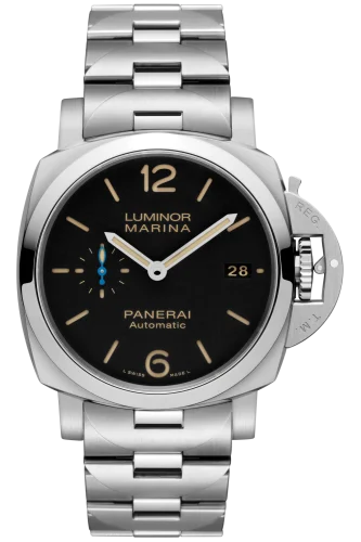 Luminor 1950 Marina 42 3 Days Automatic Stainless Steel / Black / Bracelet