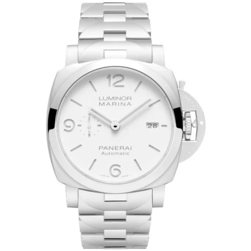 Luminor 1950 Marina 44 3 Days Automatic Stainless Steel / White / Bracelet