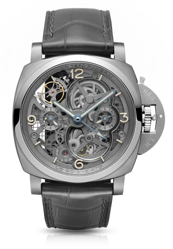 Luminor 1950 Tourbillon GMT Titanio Lo Scienziato