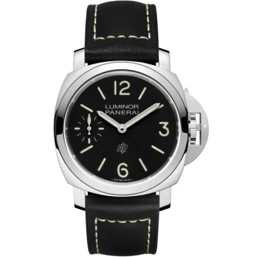 Luminor 44 Logo 3 Days Stainless Steel / Black