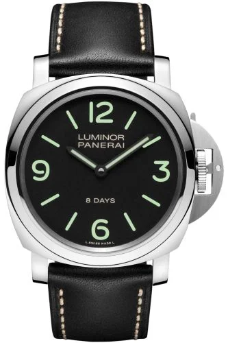 Luminor Base 44 8 Days Stainless Steel / Black