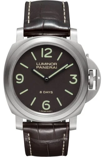 Luminor Base 44 8 Days Titanium / Brown