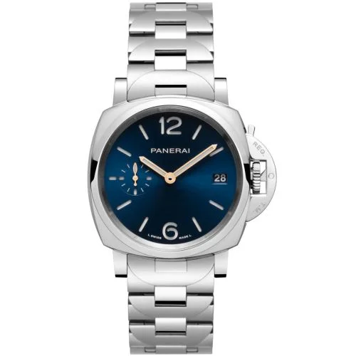 Luminor Due 38 Automatic Stainless Steel / Blue / Bracelet