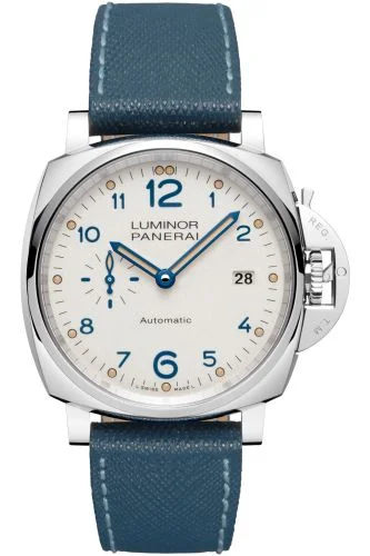 Luminor Due 42 3 Days Date Stainless Steel / White