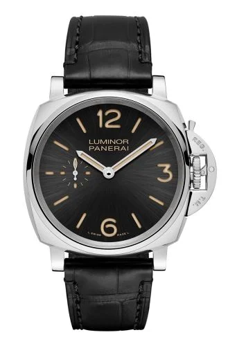 Luminor Due 42 3 Days Stainless Steel / Black
