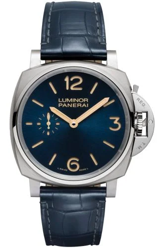 Luminor Due 42 3 Days Titanium / Blue