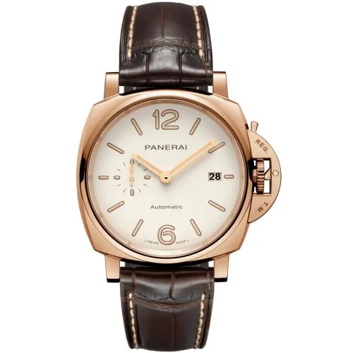 Luminor Due 42 Automatic Goldtech / White