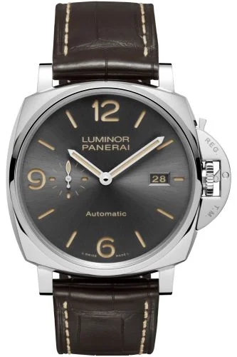 Luminor Due 45 3 Days Automatic Date Stainless Steel / Grey