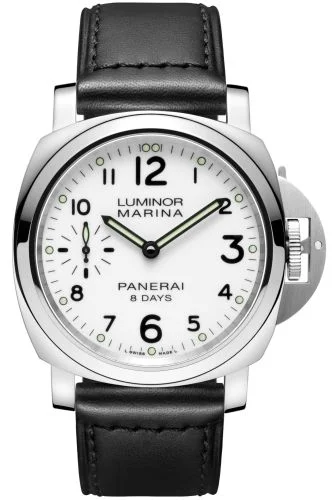 Luminor Marina 44 8 Days Stainless Steel / White