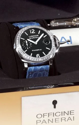 Luminor Marina Automatic Diamond Bezel