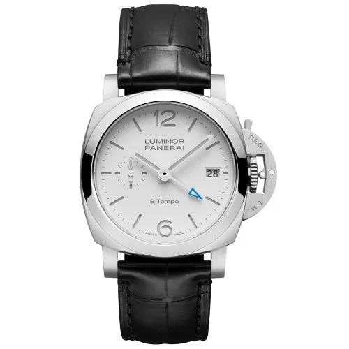 Luminor Quaranta BiTempo Stainless Steel / White