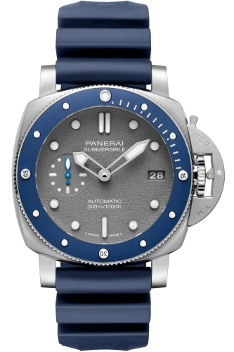 Luminor Submersible 42 3 Days Automatic Acciaio Blue Ceramic / Shark Grey