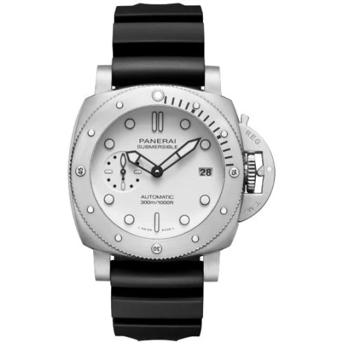 Luminor Submersible 42 3 Days Automatic Stainless Steel / Bianco