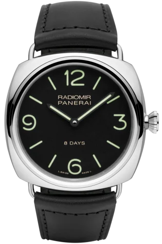 Radiomir Black Seal 8 Days Stainless Steel / Black