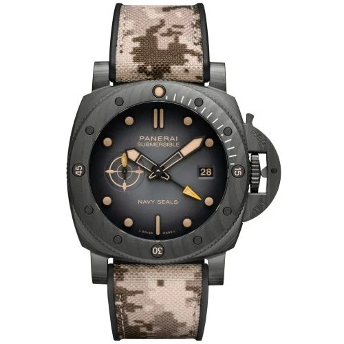 Submersible QuarantaQuattro GMT Navy SEALs Carbotech