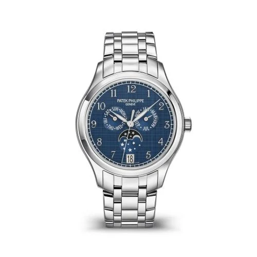 Annual Calendar 4947 Stainless Steel / Blue