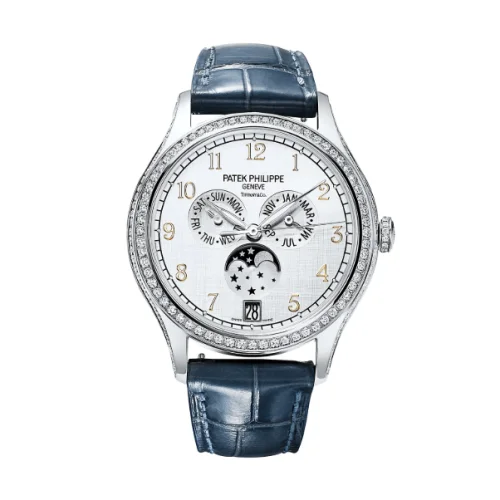 Annual Calendar 4947 Tiffany White Gold / Silver