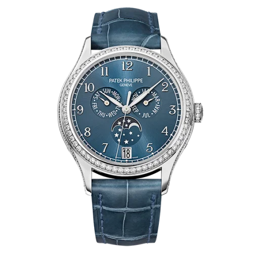Annual Calendar 4947 White Gold / Blue