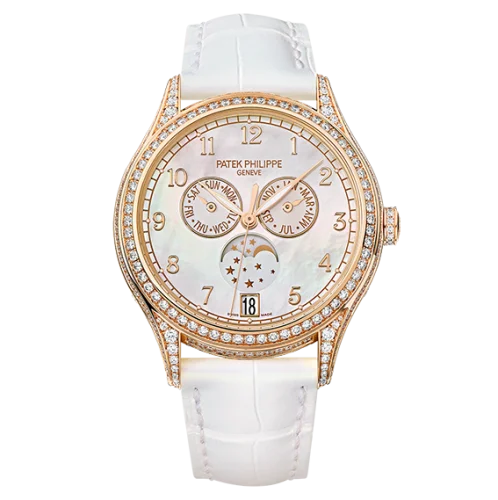 Annual Calendar 4948 Rose Gold / Mother of Pearl