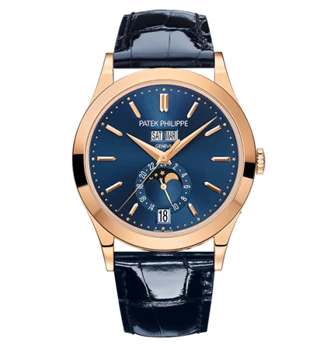 Annual Calendar 5396 Rose Gold / Blue