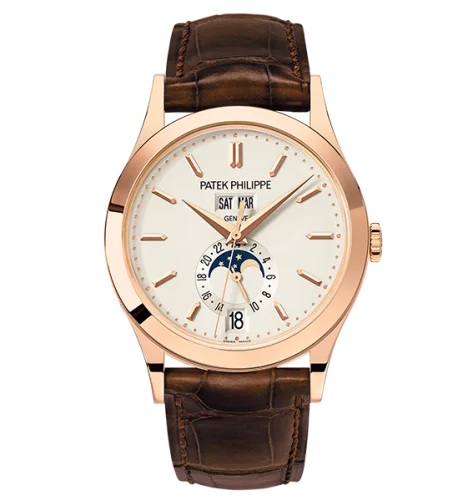 Annual Calendar 5396 Rose Gold / Silver