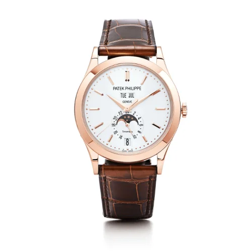 Annual Calendar 5396 Tiffany Rose Gold / Silver