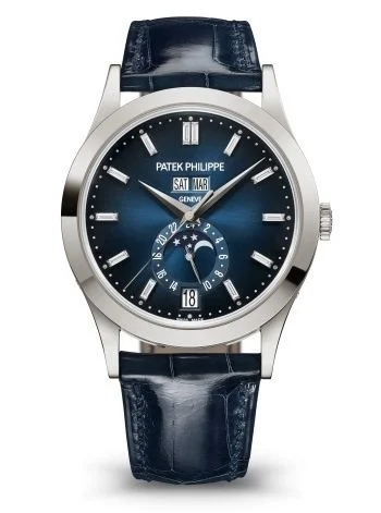 Annual Calendar 5396 White Gold / Blue Gradient